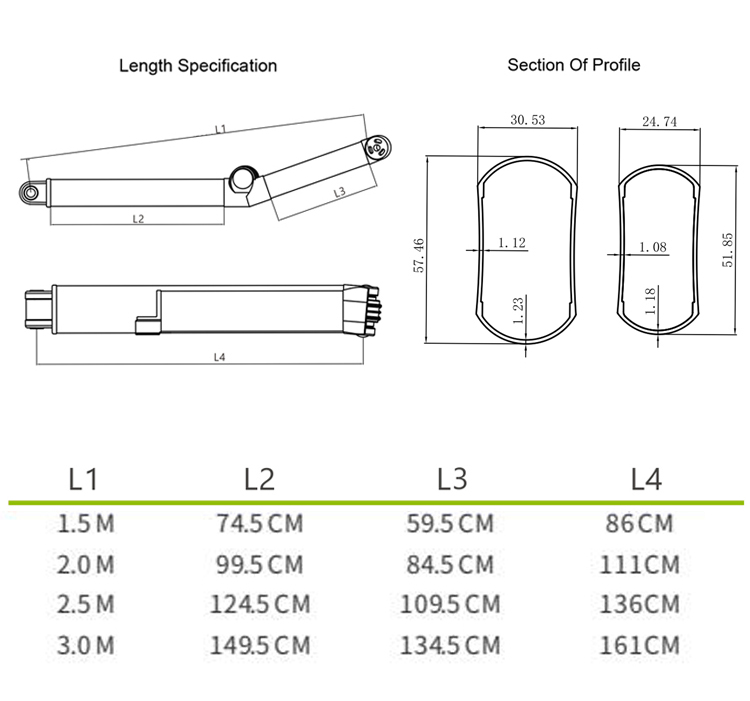 AFA700 Manual Awning Arms For Sale